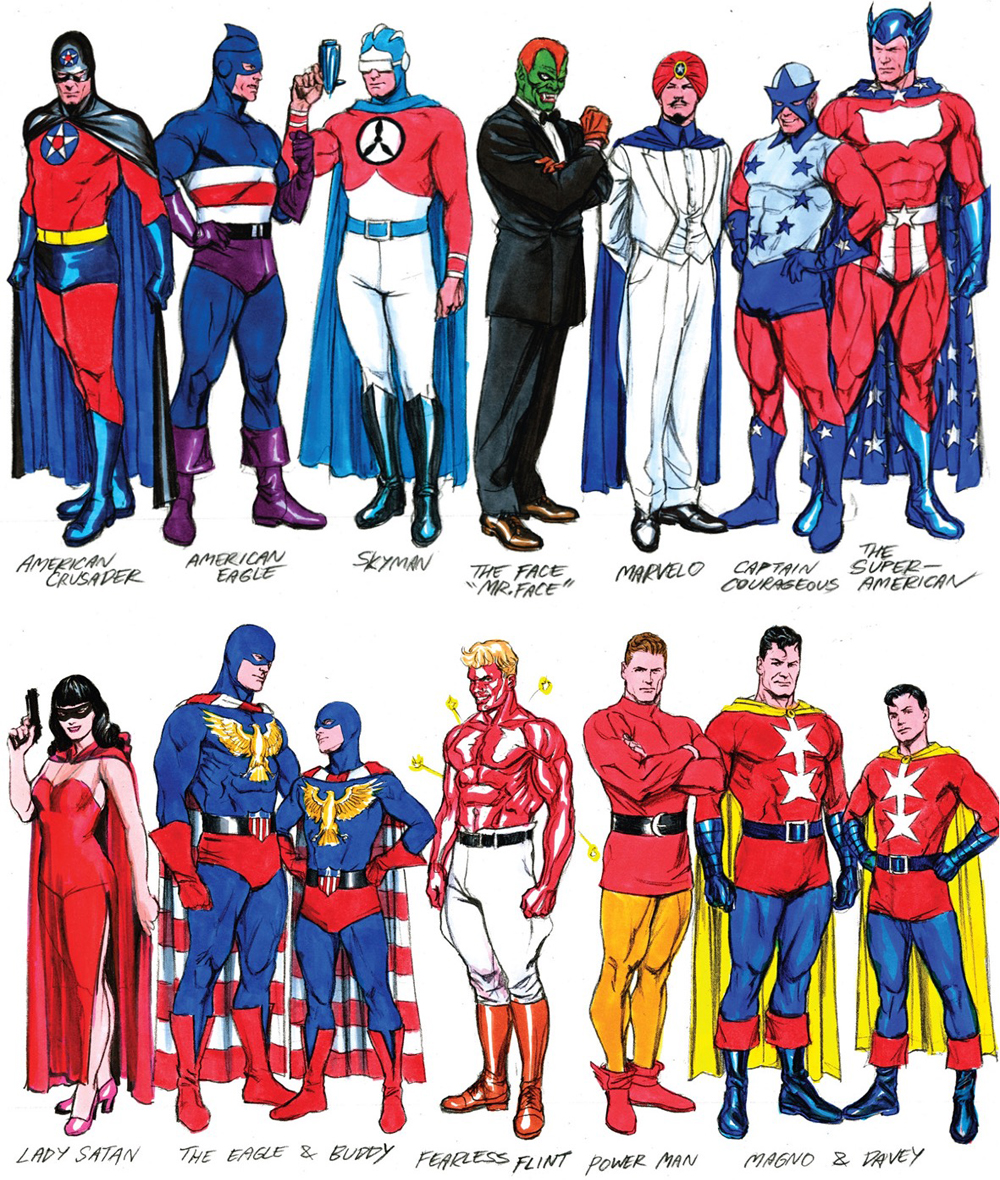 Public domain superheroes dawn forged cast